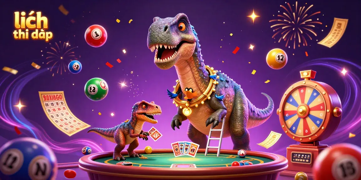 Engage with lịch thi đấu featuring a giant brontosaurus and clever raptor in this interactive casino scene.