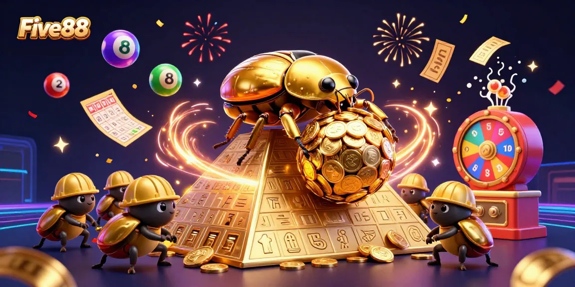 Engage with Five88’s thrilling lottery and bingo experience through vibrant visuals and animated elements.