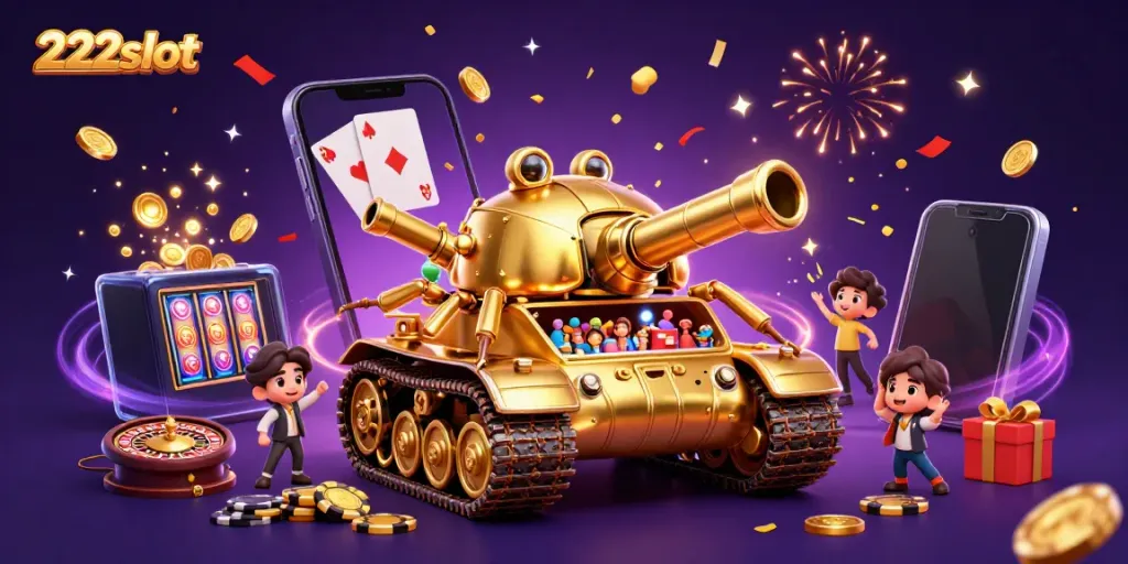 Menangkan hadiah di 222slot dengan mesin slot kreatif dan kasino mini.