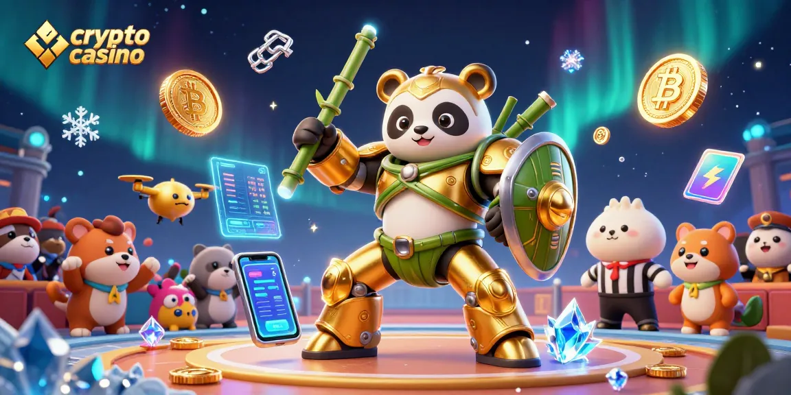 Participez au monde des jeux avec ce crypto casino dynamique, illustrant l'innovation et le divertissement.