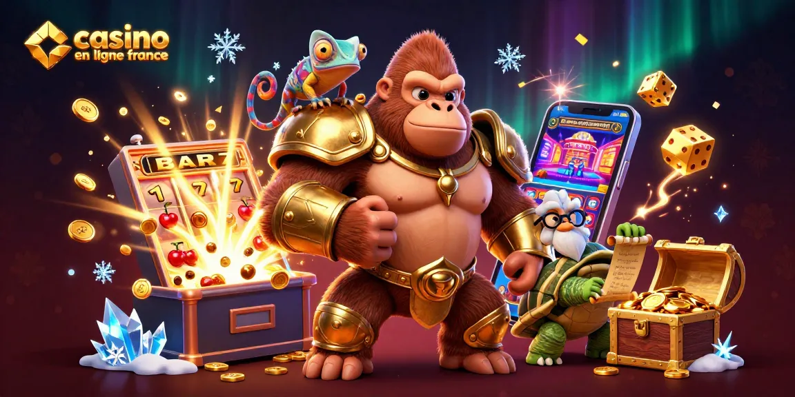Explorez le dynamisme du casino en ligne France avec ces personnages colorés et des machines à sous éclatantes.