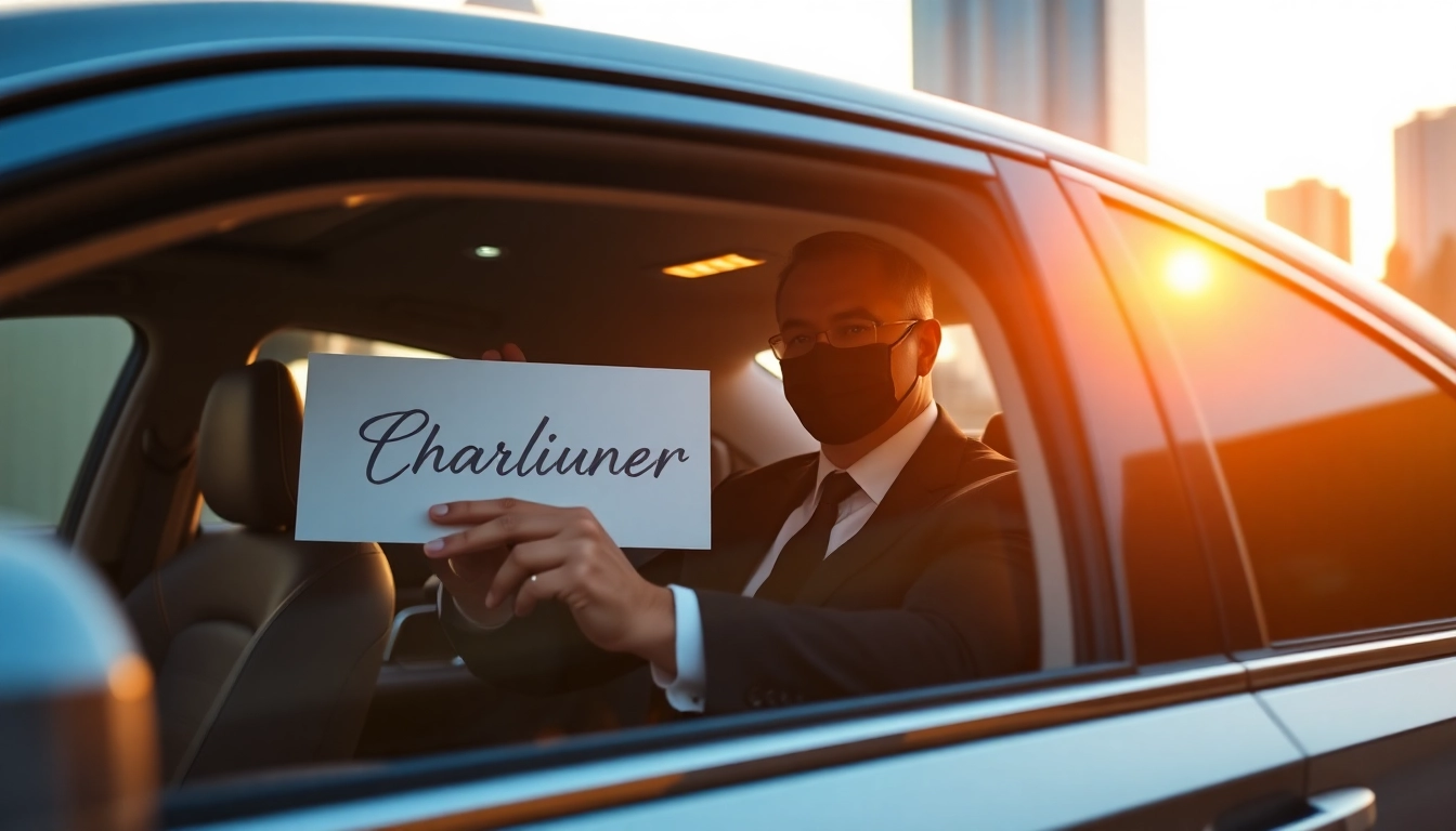 Chauffeur Vancouver waiting outside a luxury hotel in an elegant vehicle during sunset.