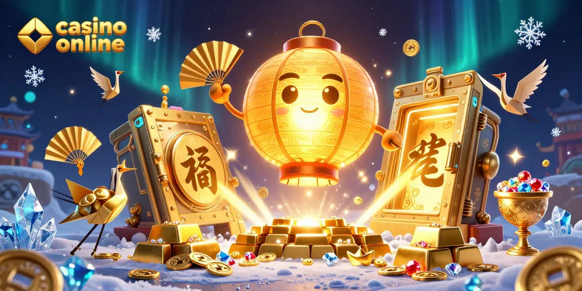 Scopri il mondo del casino online con simboli fortunati e tesori dorati.