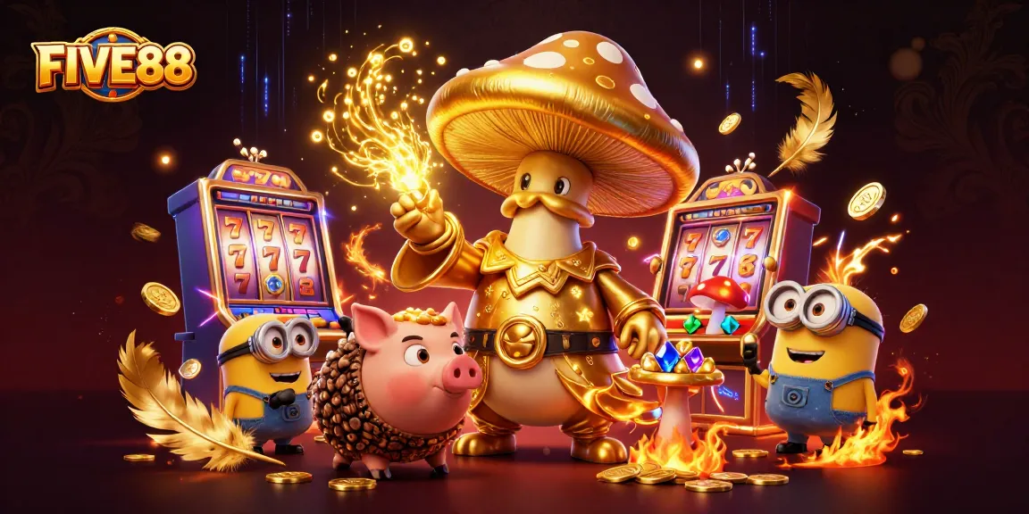 Engage with the vibrant gambling action at FIVE88 featuring fantasy elements and dynamic slot games.