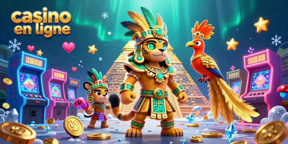 Découvrez un casino en ligne interactif avec un prêtre jaguar et une ambiance ludique, illustrant le monde des jeux d'argent.