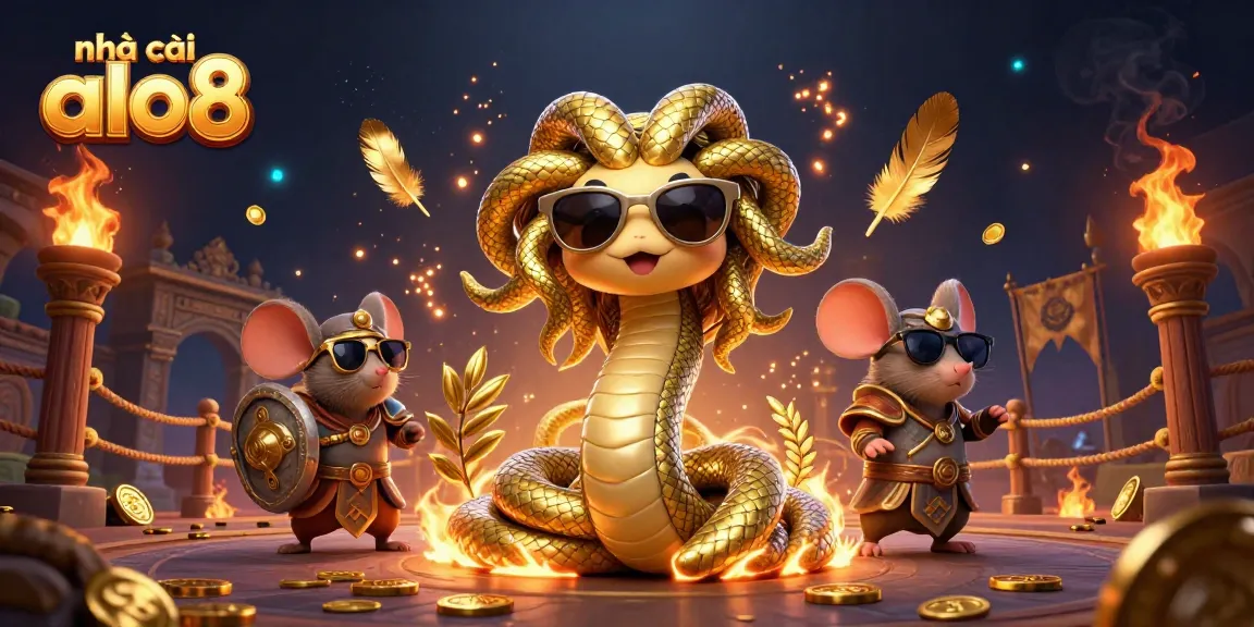 Engage with nhà cái alo8 amidst vibrant 3D casino visuals and gaming elements for immersive experience.