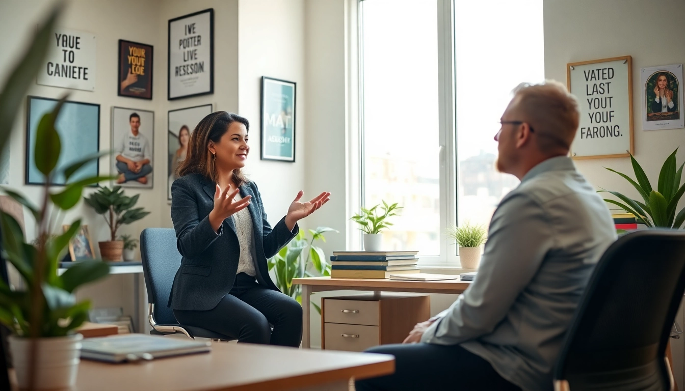 How to find my perfect career path with a professional advisor in a warm office setting