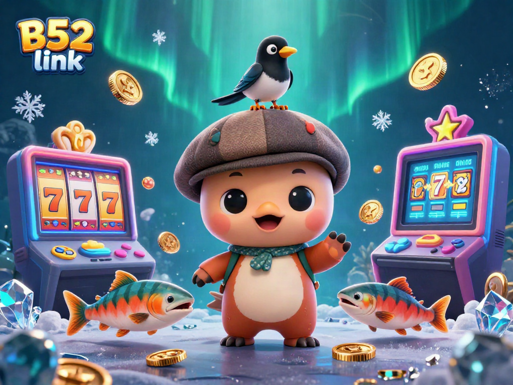 Engage with B52 link's captivating slot games featuring vibrant characters and sparkling elements.
