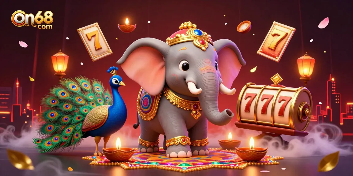Experience exciting gameplay at on68 com with lively slot elements and festive visuals.