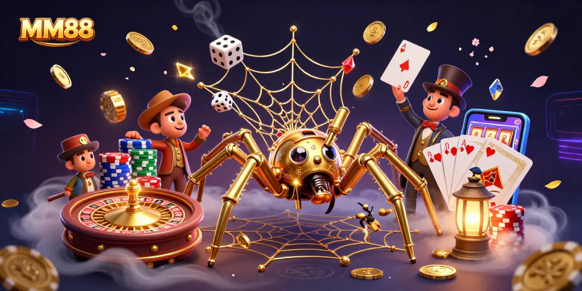 Experience thrilling gameplay at MM88 with vibrant casino elements and characters in action.