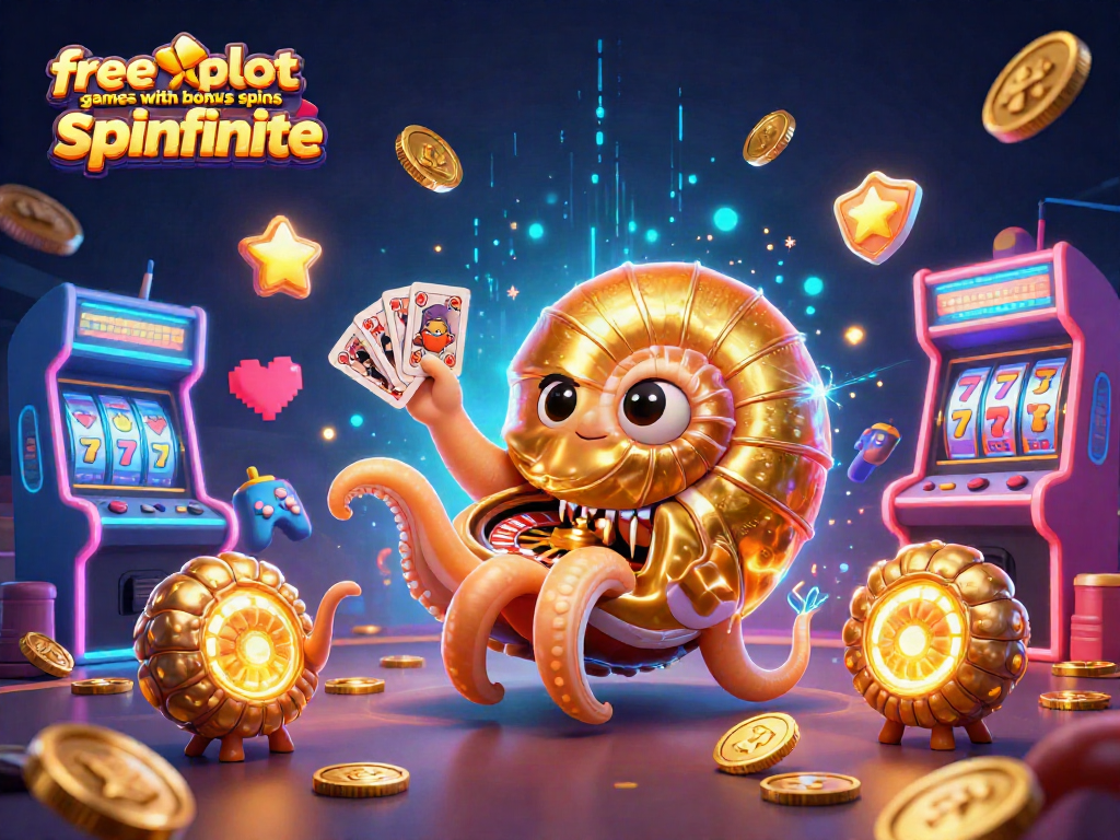 Experience free slot games with bonus spins spinfinite featuring ancient nautilus and 3D game machines.