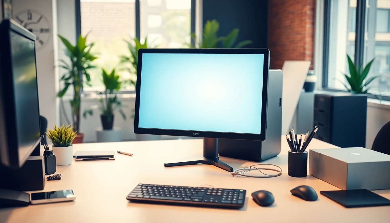 Αναβάθμιση του refurbished pc σε επαγγελματικό περιβάλλον γραφείου με σύγχρονο σχεδιασμό.